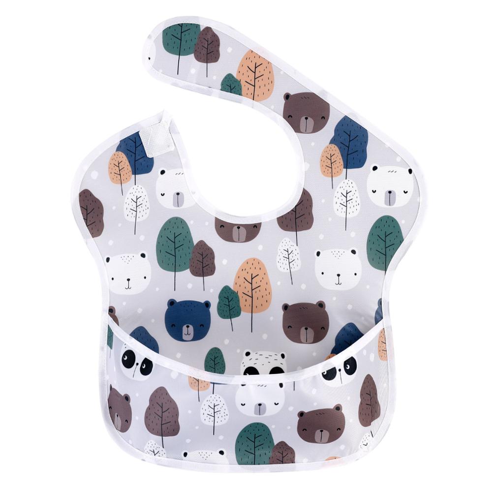 Waterproof Baby Bib with Food Catcher